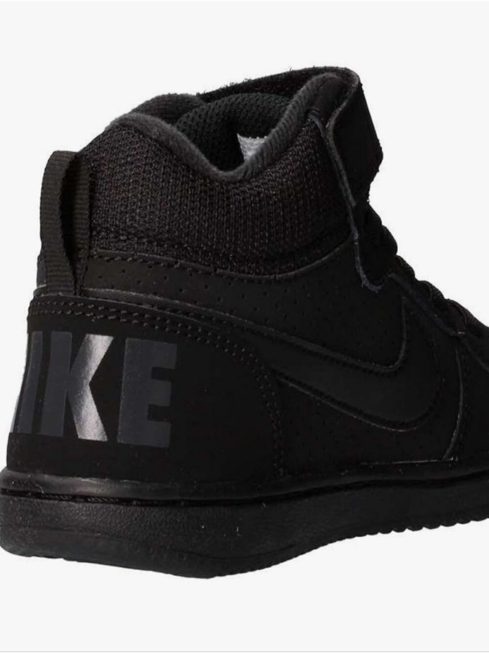 Nike Black High Top Sneakers US 12C Velcro - Picture 13 of 17